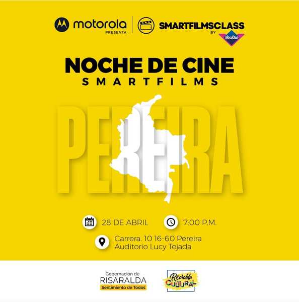 “SmartFilms® Film Festival Comes to Risaralda with Government Support to Democratize Cinema”